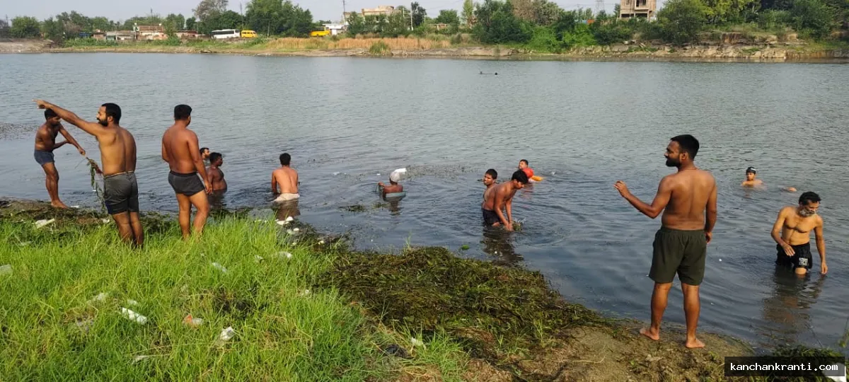 खेल और पर्यावरण का अनूठा संगम: अंतरराष्ट्रीय ओलंपिक सप्ताह में युवाओं ने नंदन पहाड़ लेक के संरक्षण का उठाया बीड़ा, कैनवास पर उकेरा ओलंपिक का भविष्य