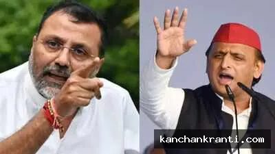 अयोध्या चढ़ावा विवाद: बैकफुट पर आने को तैयार नहीं अखिलेश यादव! BJP सांसद निशिकांत दुबे को भेजा मानहानि का नोटिस, बढ़ सकती हैं मुश्किलें