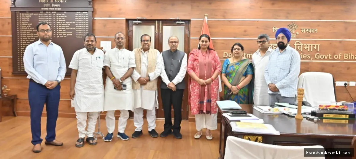 बिहार में उद्योगों को मिलेगी रफ्तार: उद्योग मंत्री श्रेयसी सिंह की अध्यक्षता में उद्यमी एवं व्यवसायी आयोग की अहम बैठक, मिले कई बड़े सुझाव