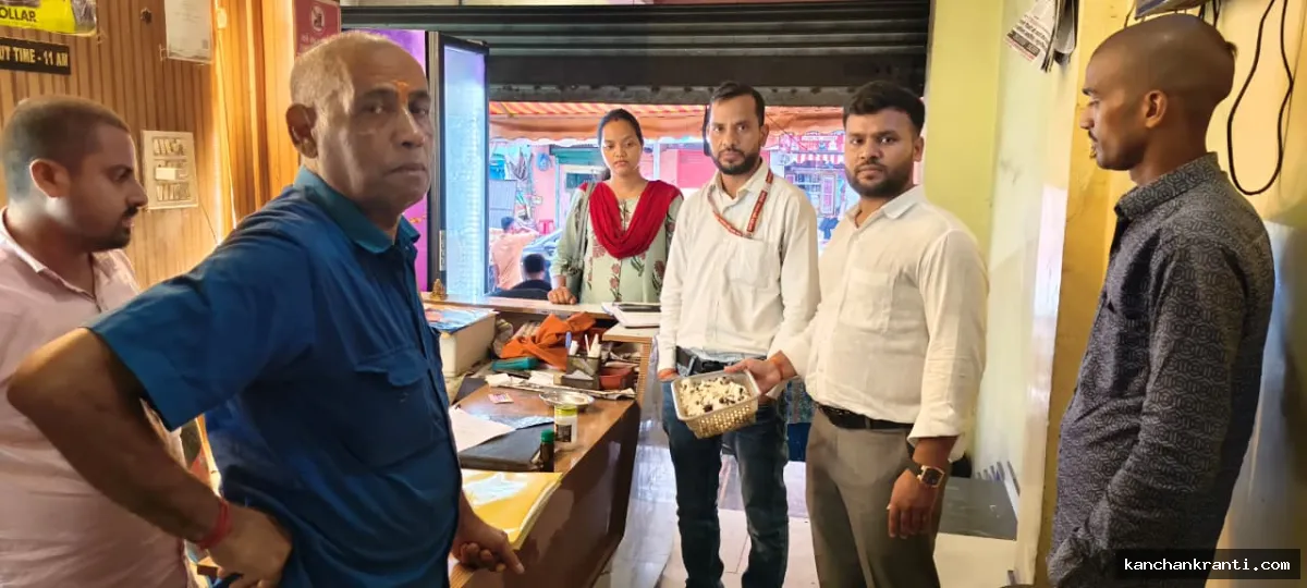 जसीडीह स्टेशन के पास फूड टीम का छापा: 35 किलो मिलावटी पनीर नष्ट, बिहार के सप्लायर से जुड़ा तार