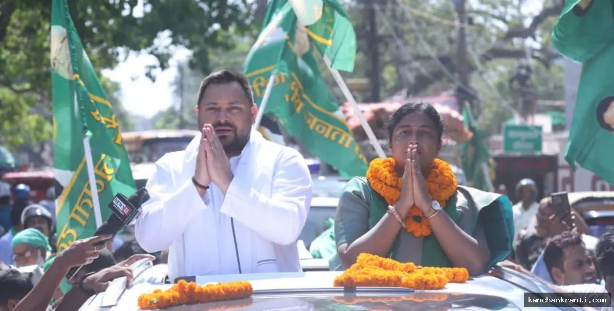 बांकीपुर में तेजस्वी यादव का जोरदार रोड शो, बोले- इस बार जलेगा लालटेन,  छात्र आंदोलन पर सरकार को दी बड़े आंदोलन की चेतावनी