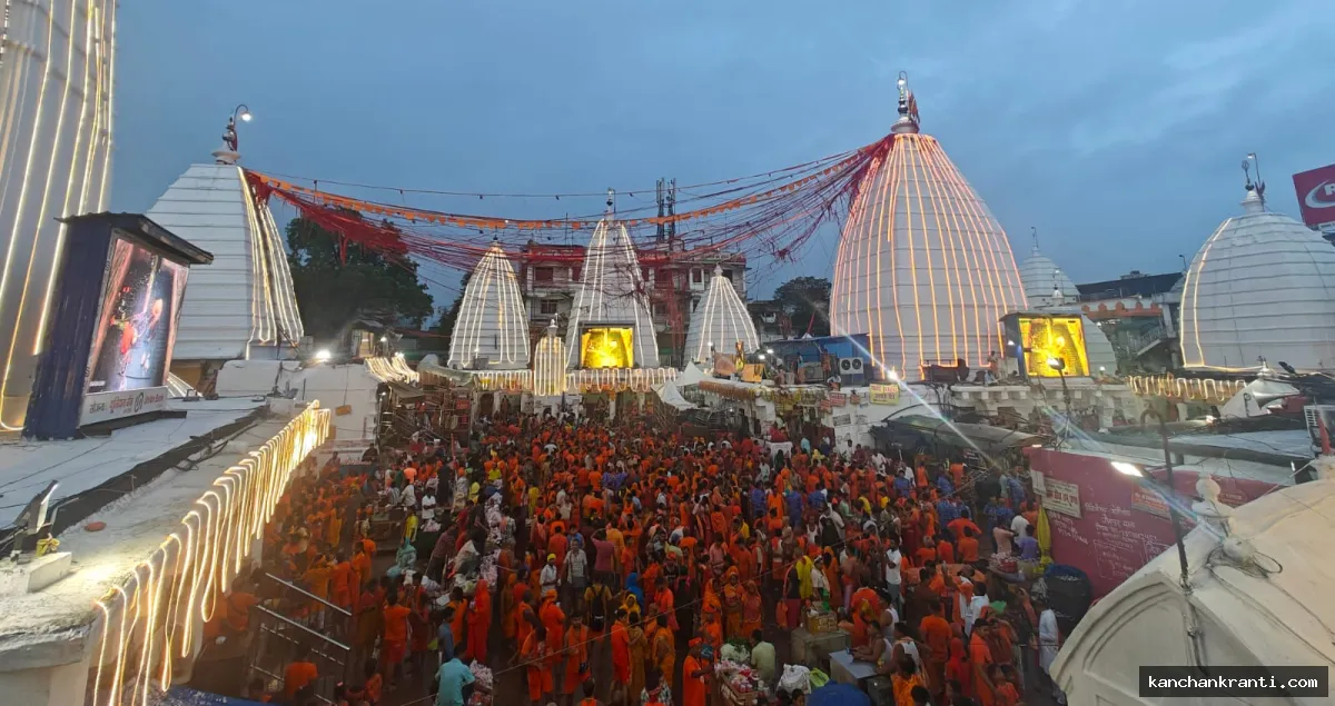 देवघर में श्रावणी मेले की भव्य शुरुआत, आंतरिक व बाह्य अरघा स्थापित, CCTV से हो रही लाइव निगरानी – देखें Photo/Video
