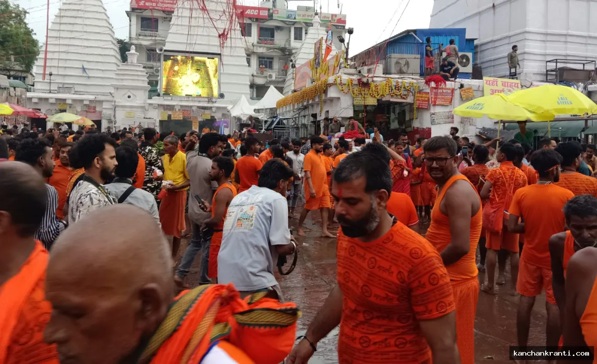 श्रावणी मेला : दूसरे दिन 1.05 लाख श्रद्धालुओं ने किया जलार्पण, बाबानगरी में भक्ति के साथ स्मार्ट और ग्रीन स्वच्छता की मिसाल
