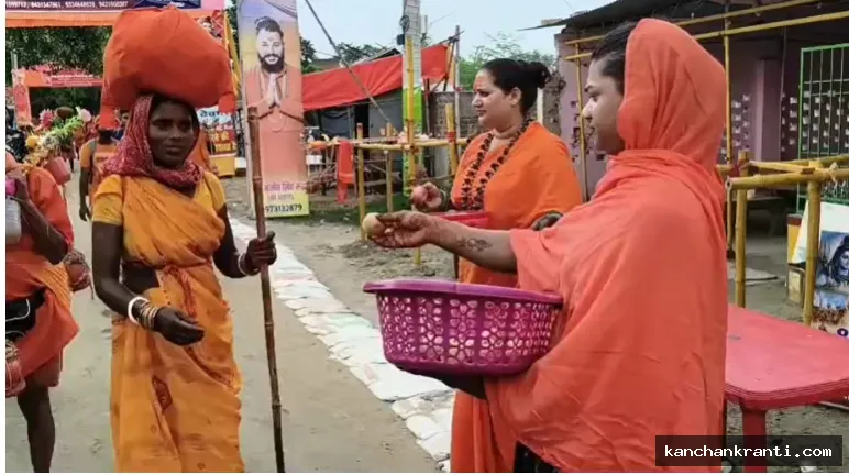 देवघर श्रावणी मेला: किन्नर समाज की महामंडलेश्वर राजेश्वरी नंद गिरी ने पेश की सेवा की मिसाल