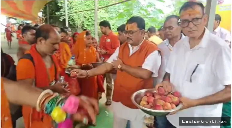 श्रावणी मेला : परिणाम वाटिका में अखिल भारतीय मध्यदेशीय वैश्यसभा का नि:शुल्क बोलबम सेवा शिविर शुरू