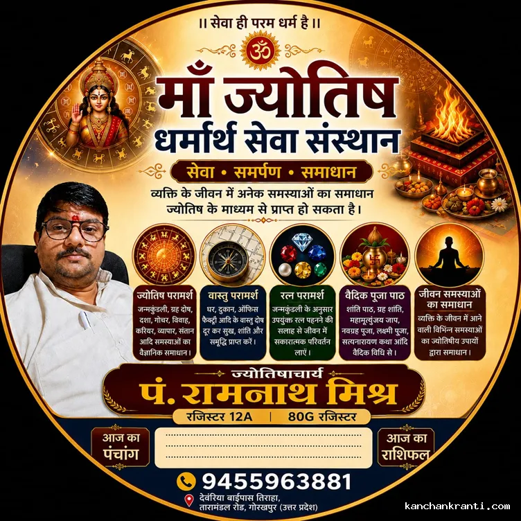 AAJ KA PANCHANG AUR RASHIFAL