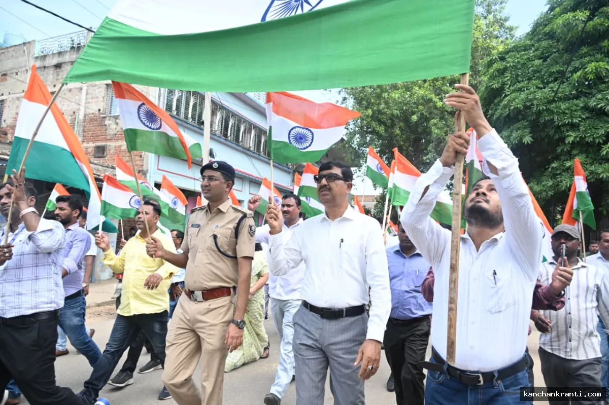 हर घर तिरंगा  : जमुई के 10 प्रखंडों में निकली भव्य यात्रा, गूंजे देशभक्ति के नारे
