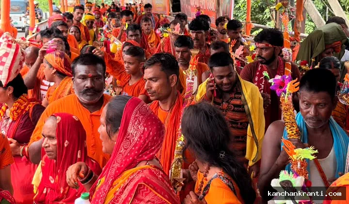 श्रावणी मेला : 14वें दिन 2.84 लाख श्रद्धालुओं ने किया जलार्पण, VR तकनीक बनी मुख्य आकर्षण