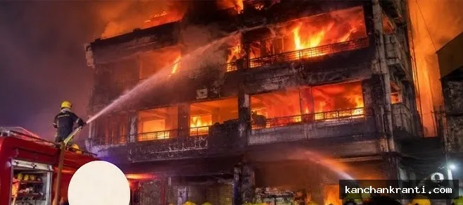 तारापीठ में चार मंजिला होटल में लगी भीषण आग, 7 श्रद्धालुओं की मौत, कई गंभीर रूप से झुलसे