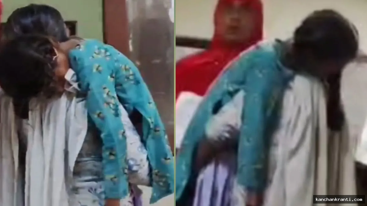 मेडिकल कॉलेज अस्पताल में नहीं मिली स्ट्रेचर, बेहोश बेटी को कंधे पर लेकर दौड़ती रही मां, वीडियो वायरल
