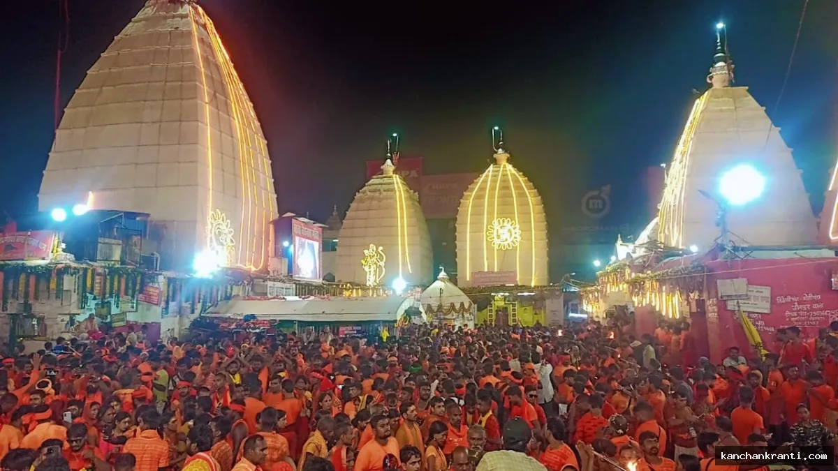 श्रावणी मेला : 22वें दिन सुबह चार बजे खुले बाबा बैद्यनाथ मंदिर के पट, जयघोष के साथ जलार्पण का  तांता