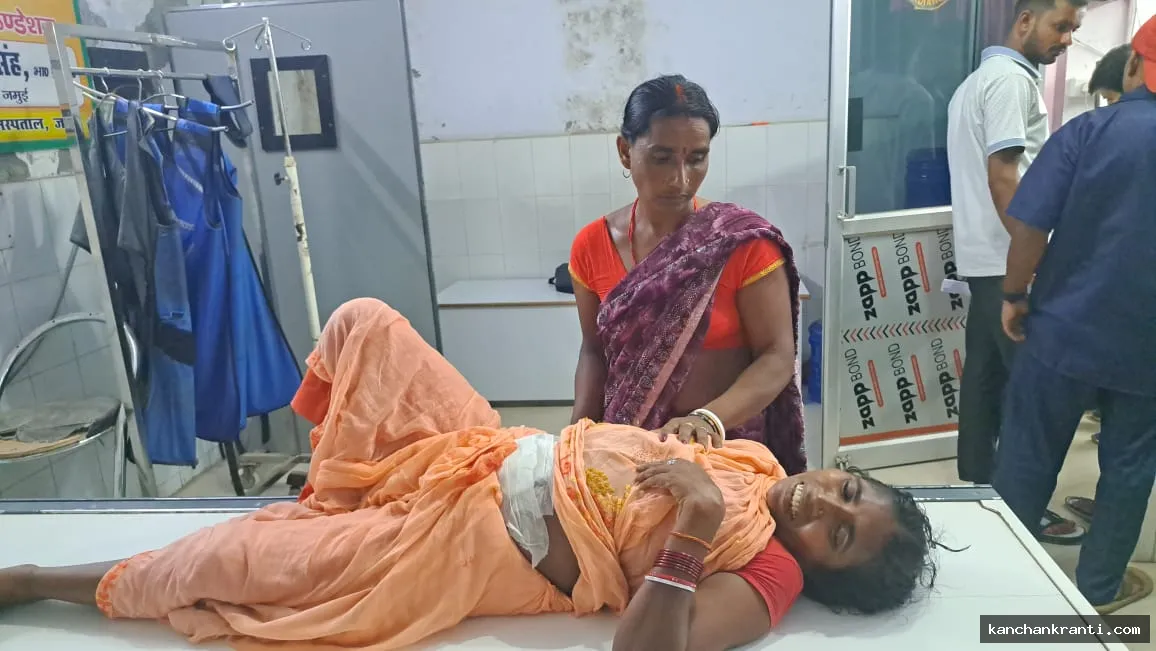 जमुई में बेखौफ बदमाशों की अंधाधुंध फायरिंग: भतीजे पर चलाई गोली चाची को लगी, गंभीर