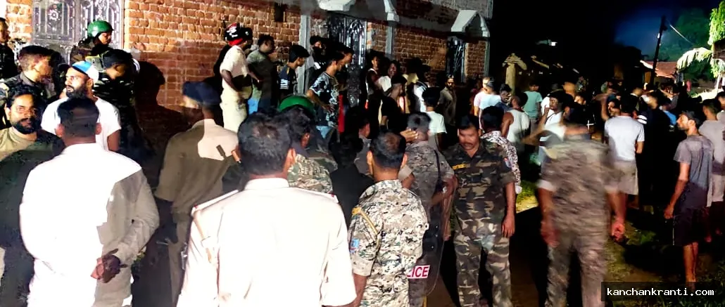 सोशल मीडिया पर विवादित टिप्पणी से ठण्डारडीह में भारी तनाव: घर पर पथराव व पुलिस से नोकझोंक, गांव छावनी में तब्दील