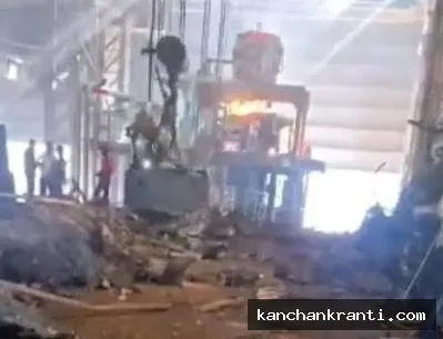 धनबाद में रिद्धि सिद्धि लौह कारखाने में बड़ा हादसा: पिघले लोहे की चपेट में आने से मजदूर गंभीर रूप से झुलसा