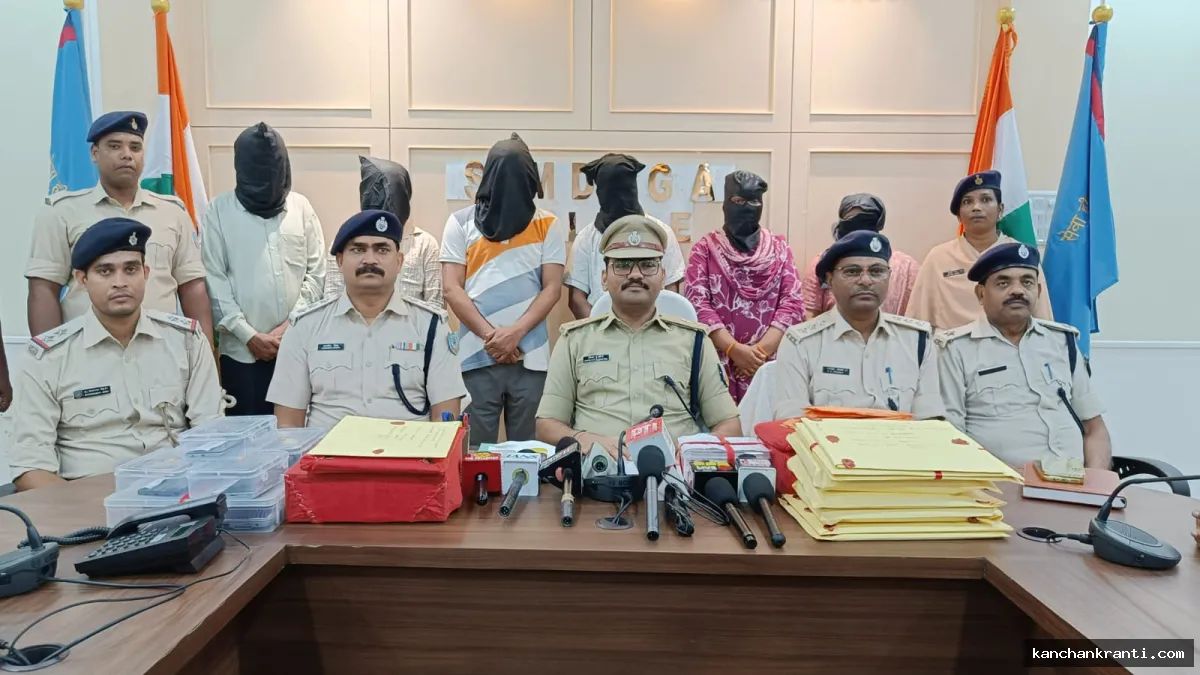 सिमडेगा: नौकरी दिलाने के नाम पर 900 लोगों से करोड़ों की ठगी, गिरोह के सरगना समेत 6 आरोपी गिरफ्तार
