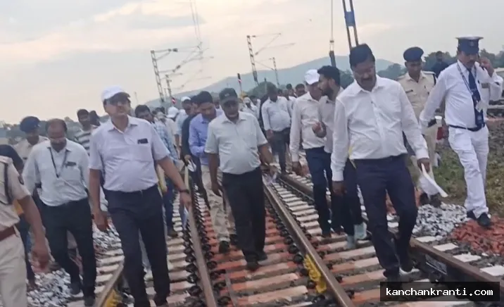 देवघर-जसीडीह बाईपास रेलवे लाइन का निरीक्षण और स्पीड टेस्ट संपन्न, जल्द होगा उद्घाटन