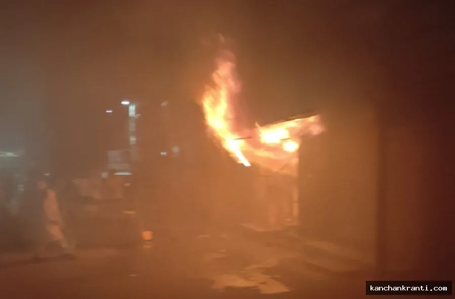 ड्रिप इरिगेशन गोदाम में लगी आग, 13.40 लाख रुपये के नुकसान का दावा और साजिश की आशंका पर पुलिस जांच शुरू