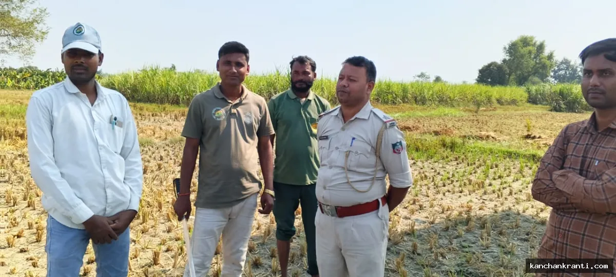 बिहार में गन्ने के खेत में गेंडा घुसने से ग्रामीणों में मची दहशत, वन विभाग की टीम मौके पर मौजूद