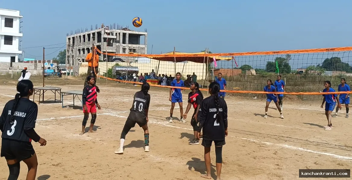राज्यस्तरीय बालिका वॉलीबॉल प्रतियोगिता का समापन: तिरहुत और मुंगेर प्रमंडल बने विजेता