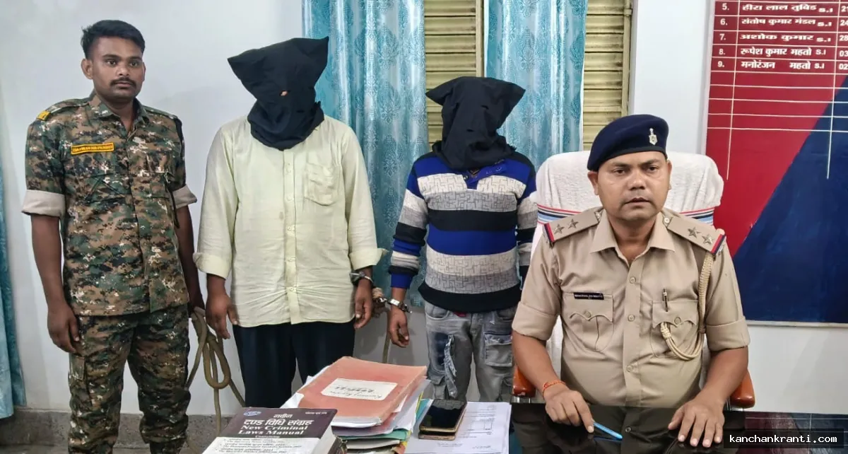 गिरिडीह-जमुआ मार्ग पर नकली शराब की बड़ी खेप पकड़ी गई, दो बोलेरो से 1200 लीटर स्प्रिट बरामद